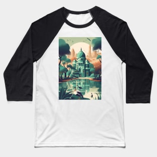 Mosque near the lake Baseball T-Shirt